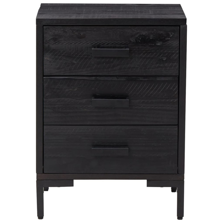 Millwood Pines Solid Wood Nightstand | Wayfair